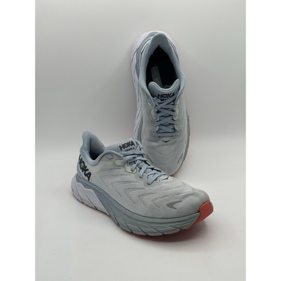 Hoka One One Arahi 6 Gray Blue Womens Size 8 D WIDE - Picture 11 of 13